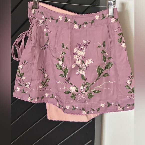 Agua Bendita wisteria wrap skirt/coverup. Size XS-S. Almost NEW with tags! - Picture 4 of 6